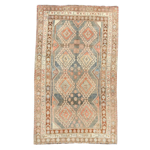 Front view of Atlasi Shiraz Rug on white background - H+E Goods Company