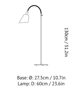 Bellevue Floor Lamp AJ7 - H+E Goods Company