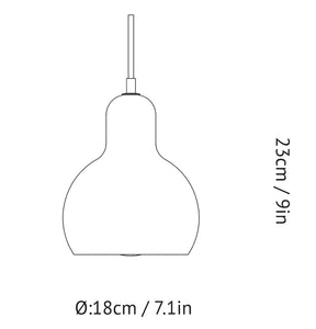 Mega Bulb Pendant Ceiling Lamp SR2 - Gold Lustre - H+E Goods Company