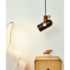Carronade Pendant Ceiling Lamp - Black - H+E Goods Company