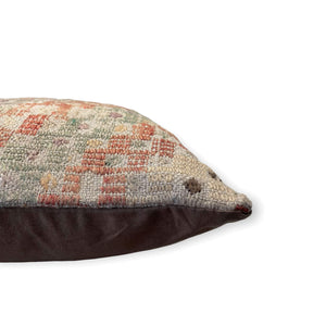 Side view of Cella Kilim Pillow on white background - H+E Goods Company