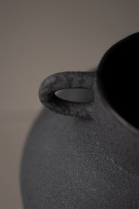 Porto Ceramic Vase - Large/Black - H+E Goods Company
