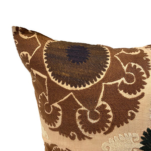 Ceviz Suzani Embroidered Pillow - H+E Goods Company