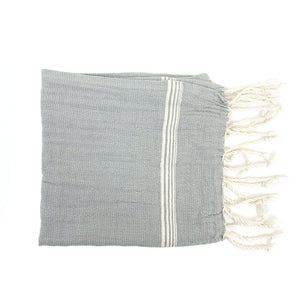 Oyster Soft Linen Hand Towel - H+E Goods Company