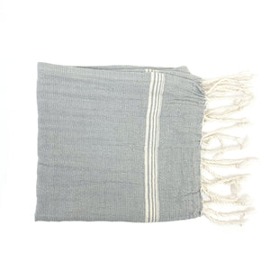 Oyster Soft Linen Mini Hand Towel - H+E Goods Company