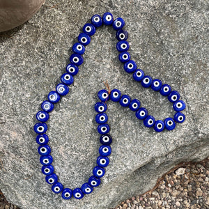 Handcrafted Evil Eye Glass Beads - Blue - H+E Goods Company