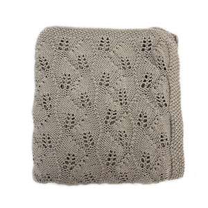 Hand Knit Organic Cotton Baby Blanket - H+E Goods Company
