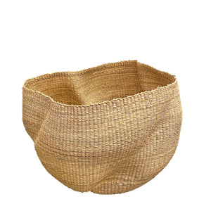 Natural Ghanaian Wavy Basket - H+E Goods Company