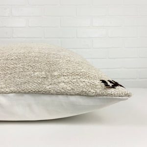 Dyno Embroidery Hemp Pillow - H+E Goods Company