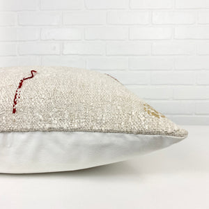 Lotte Embroidery Hemp Pillow - H+E Goods Company