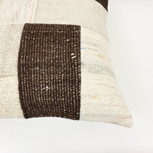 Amore Patchwork Hemp Pillow - H+E Goods Company