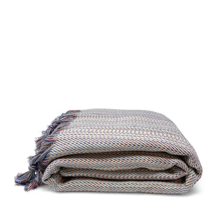 Multicolor Cotton Throw Blanket - H+E Goods Company