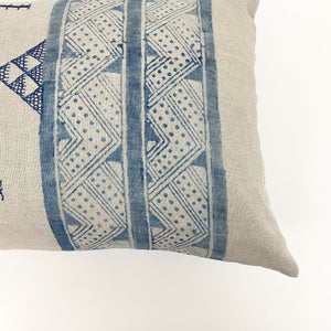 Mancala Indigo Lumbar Pillow - H+E Goods Company