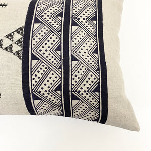 Mancala Charcoal Lumbar Pillow - H+E Goods Company