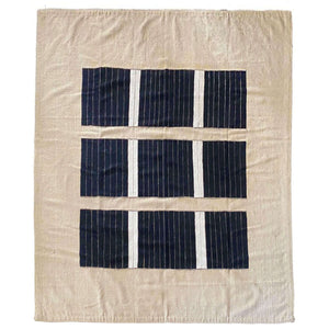 Front view of Kinik Modern Flat-Weave Rug - H+E Goods Company