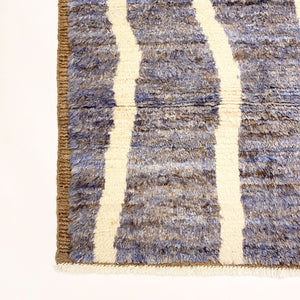 View of the edge of Marrakesh Vintage Moroccan Rug - H + E Goods Company