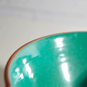 Moroccan Terracotta Serving Bowl - Teal - H+E Goods Company