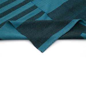 Folded edge of Niksar Modern Kilim Rug - H+E Goods Company