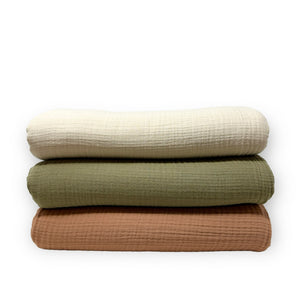 Danae Cotton Gauze Bed Cover - H+E Goods Company
