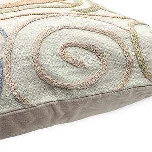 Mugla Embroidered Throw Pillow - H+E Goods Company