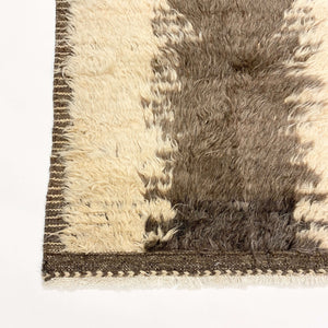 Close-up view of Rabat Vintage Moroccan Rug - H + E Goods Company