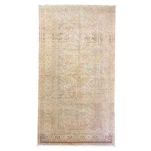 Front view of Rosina Vintage Turkish Runner on white background - H+E Goods Company
