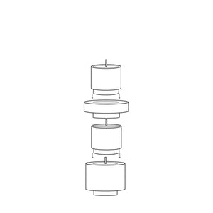Candle Stack 04 - H+E Goods Company