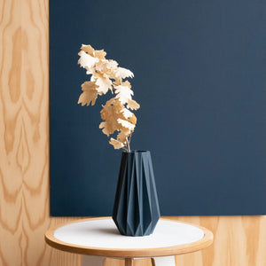 Indigo Origami Vase - H+E Goods Company