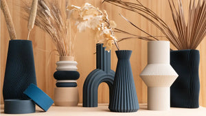 Blue Wave Vase - H+E Goods Company