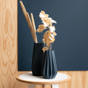 Indigo Origami Vase - H+E Goods Company