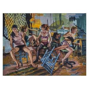 Chairs and People - Acrylic on Canvas, 2012 - H+E Goods Company