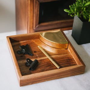 Catch All Tray with Brass Box - H+E Goods Company