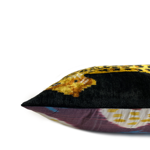 Cheetah Ikat Lumbar Pillow - H+E Goods Company