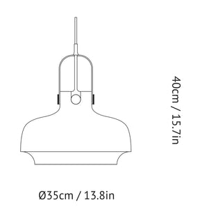 Copenhagen Pendant Ceiling Lamp SC7 - H+E Goods Company