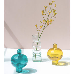 Corin Recycled Glass Round Vase - H+E Goods Company