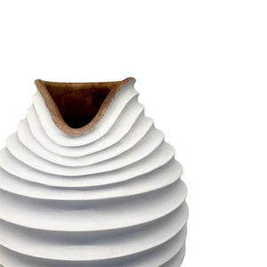 Dune Tamarind Wood Vase - H+E Goods Company