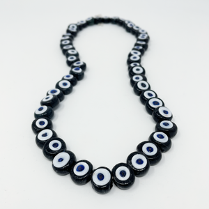 Black Evil Eye Glass Beads - H+E Goods Company