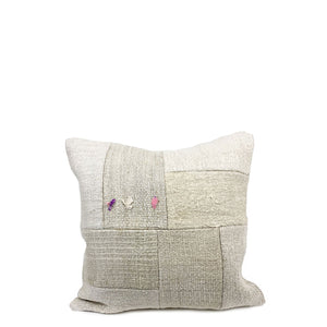 Gravita Embroidery Hemp Pillow - H+E Goods Company
