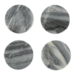 Marble Grey Coasters, Set of 4 - H+E Goods Company