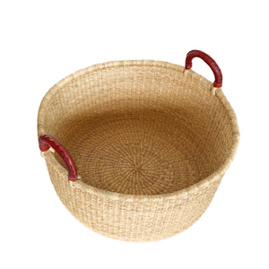 Natural Woven Hamper Basket - H+E Goods Company