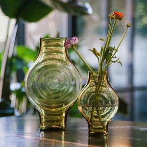 Infinite Round Vase - Amber - H+E Goods Company