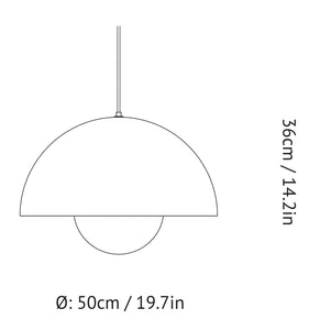 Flowerpot Pendant Ceiling Lamp VP2 - H+E Goods Company