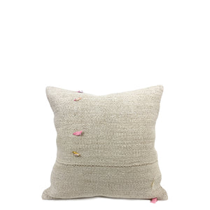 Lauren Embroidery Hemp Pillow - H+E Goods Company