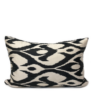 Lavinia Ikat Lumbar Pillow - H+E Goods Company