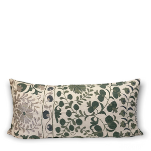 Melek Suzani Embroidered Pillow - H+E Goods Company