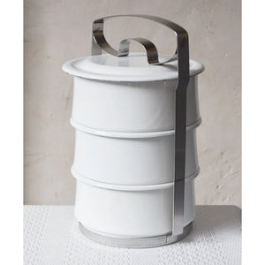 Three - Tier Enamel Food Container - H+E Goods Company