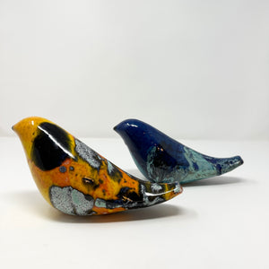 Orange Pigeon Ceramic Sculpture - H+E Goods Company