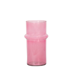 Roze Recycled Glass Vase - H+E Goods Company