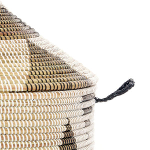 Black and White Tribal Design Basket - H+E Goods Company