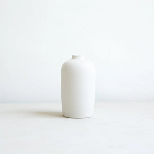Tall Ceramic Blossom Vase - White - H+E Goods Company